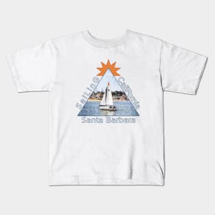 Sailing Santa Barbara California Kids T-Shirt